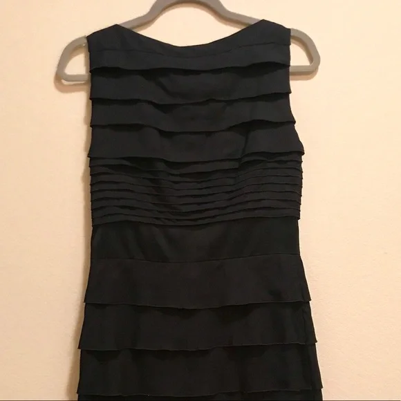 TAHARI Navy Princeton Dress - Picture 4 of 6